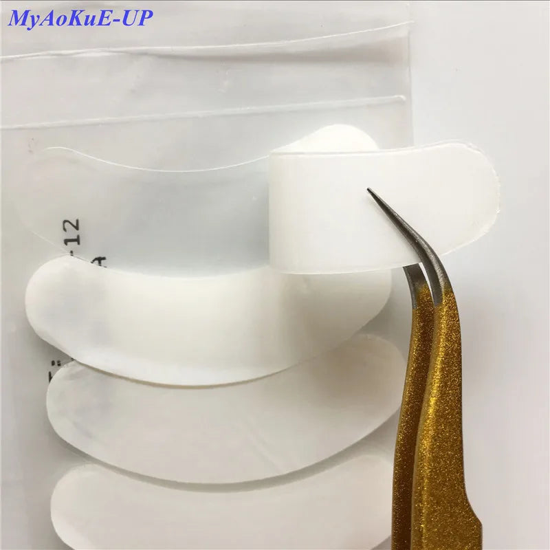 High Quality 40 Packs 3D Silicone Thin Eye Pads Under Lashes Patches 80 pairs Eyelash Extension Cosmetic Tools