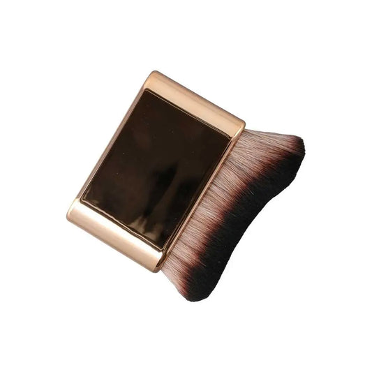 Portable Cosmetic Makeup Brush Professional Blush Powder Kabuki Brush Wave Shaped Large Liquid Foundation Brush Women