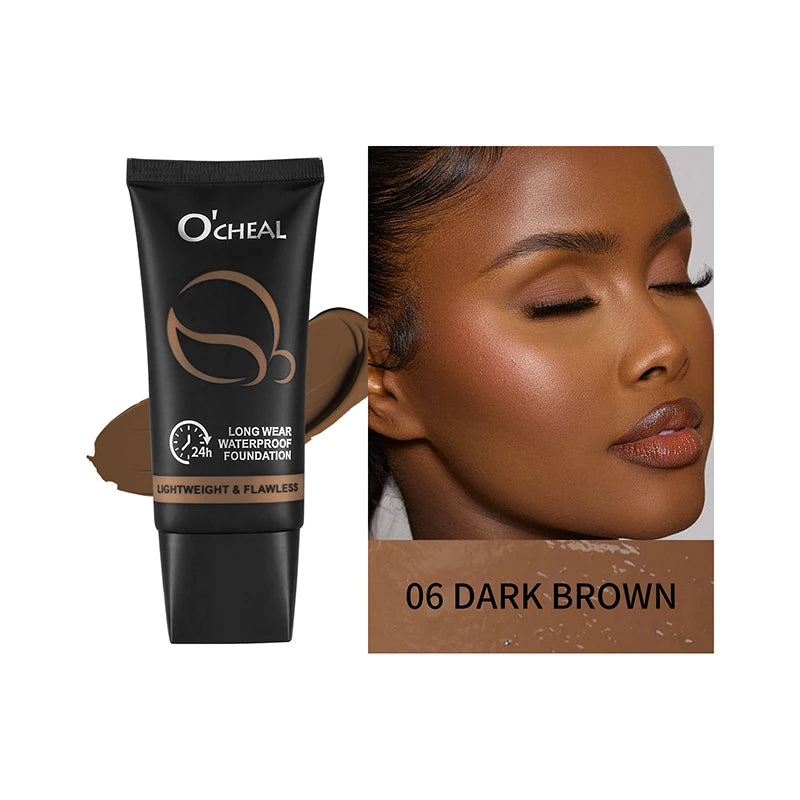 Ocheal 60g Full Coverage Foundation Cream Bronze Long Lasting Face Care Matte Sheer Liquid Concealer Contouring Makeup Cosmetics