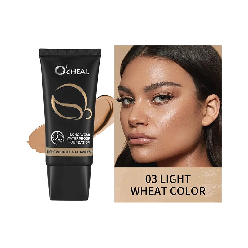 Ocheal 60g Full Coverage Foundation Cream Bronze Long Lasting Face Care Matte Sheer Liquid Concealer Contouring Makeup Cosmetics