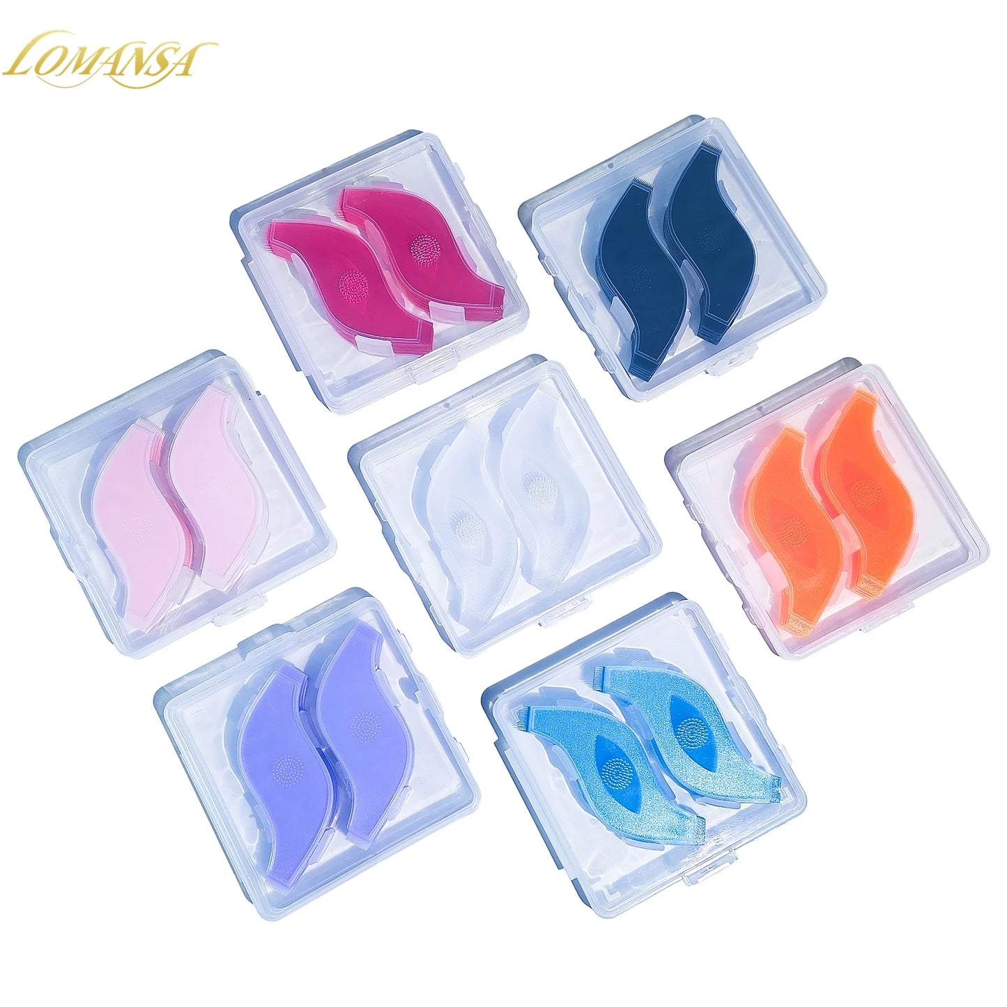 10pcs Makeup Eyelash Brushes Reuseable Plastic Clean Comb S Shape Lashes Lifting Curler Eye Lash Extension Perm Eyelashes Tool