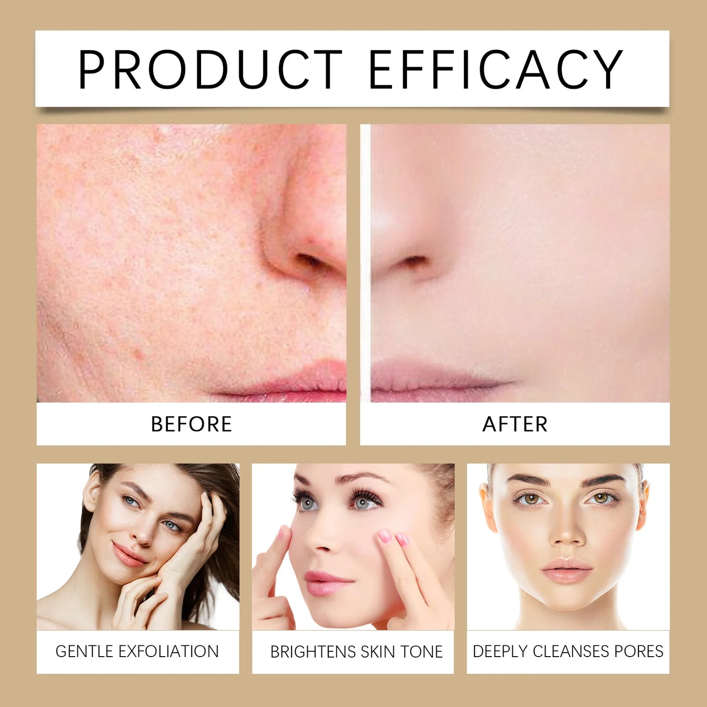 HOYGI Glow Rice Toner Gentle Exfoliating Hydrating Lasting Moisturizing Skin Water-oil Balance Refine Pores Smoothing Skin Care