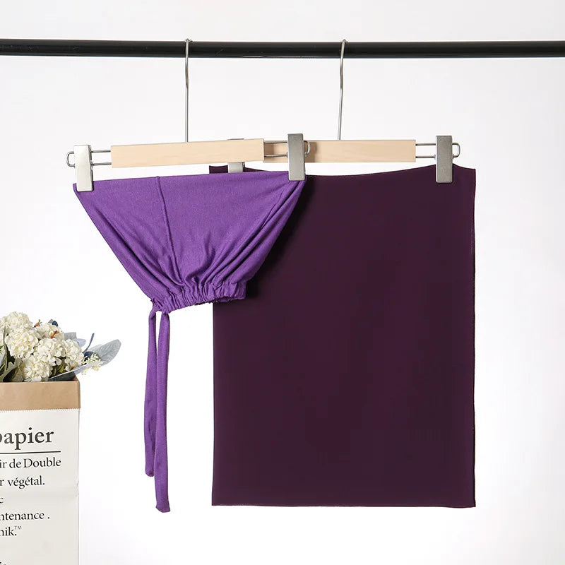 Women's Soft Muslim Hijab Breathable Cotton Headscarf Non-Irritating Wrap High-Quality Pure Cotton Fabric Moisture-Wicking