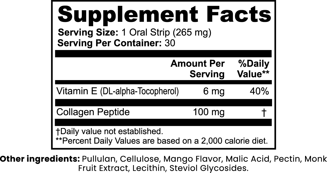 HERMINE LUXE BEAUTY + COLLAGEN STRIPS