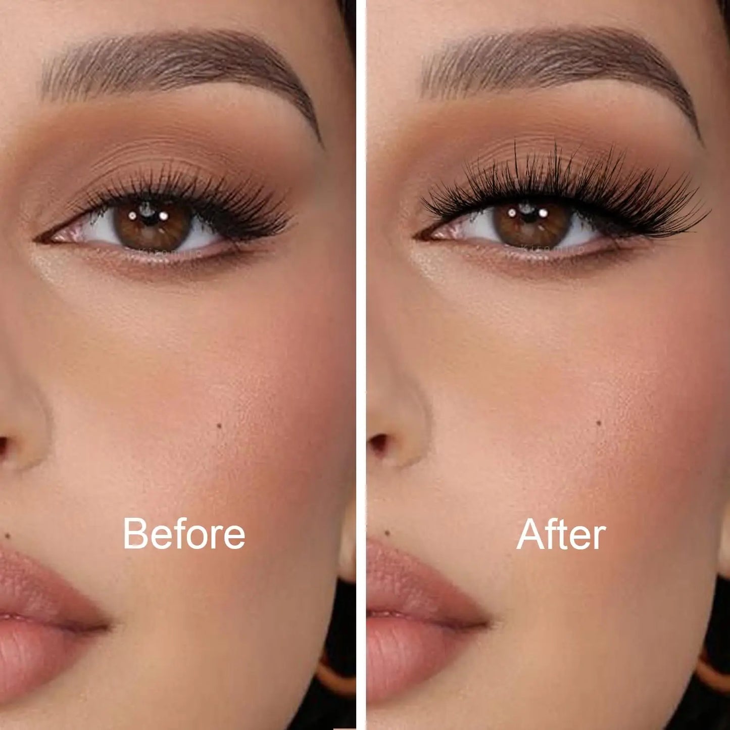 14mm Faux Mink Lashes, 3D Cat Eye Natural Look, Wispy Style, 14 Pairs Pack