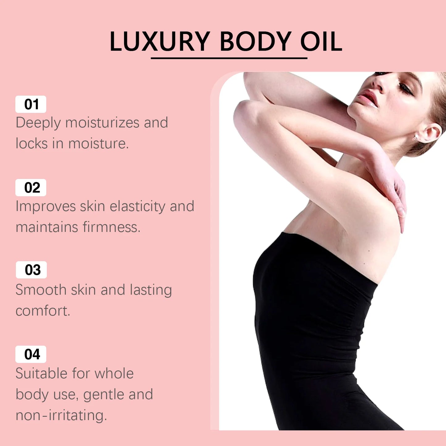 Magic Luxury Body Oil Anti Drying Improve Roughness Dullness Reduce Melanin Hydrating Moisturizing Lightening Skin Care Essence