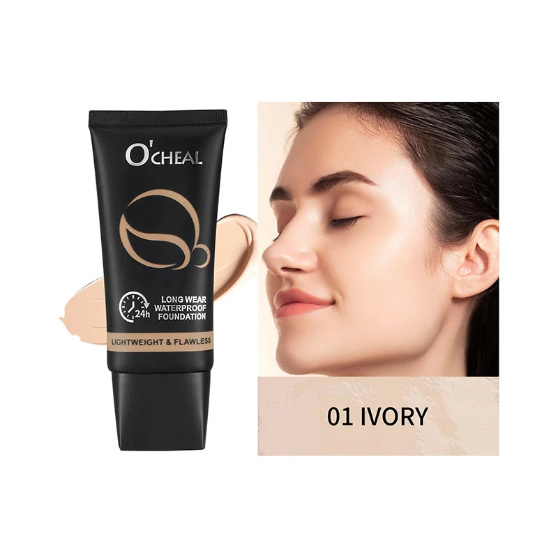 Ocheal 60g Full Coverage Foundation Cream Bronze Long Lasting Face Care Matte Sheer Liquid Concealer Contouring Makeup Cosmetics