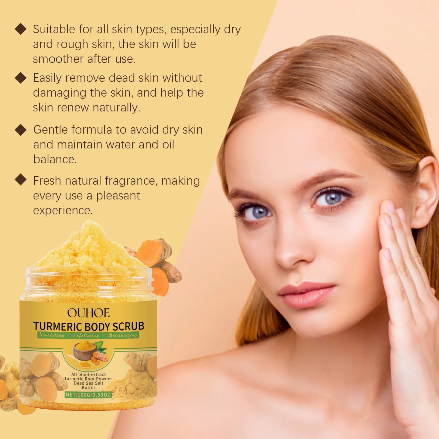 Hermineluxe Radiance Turmeric Body polish