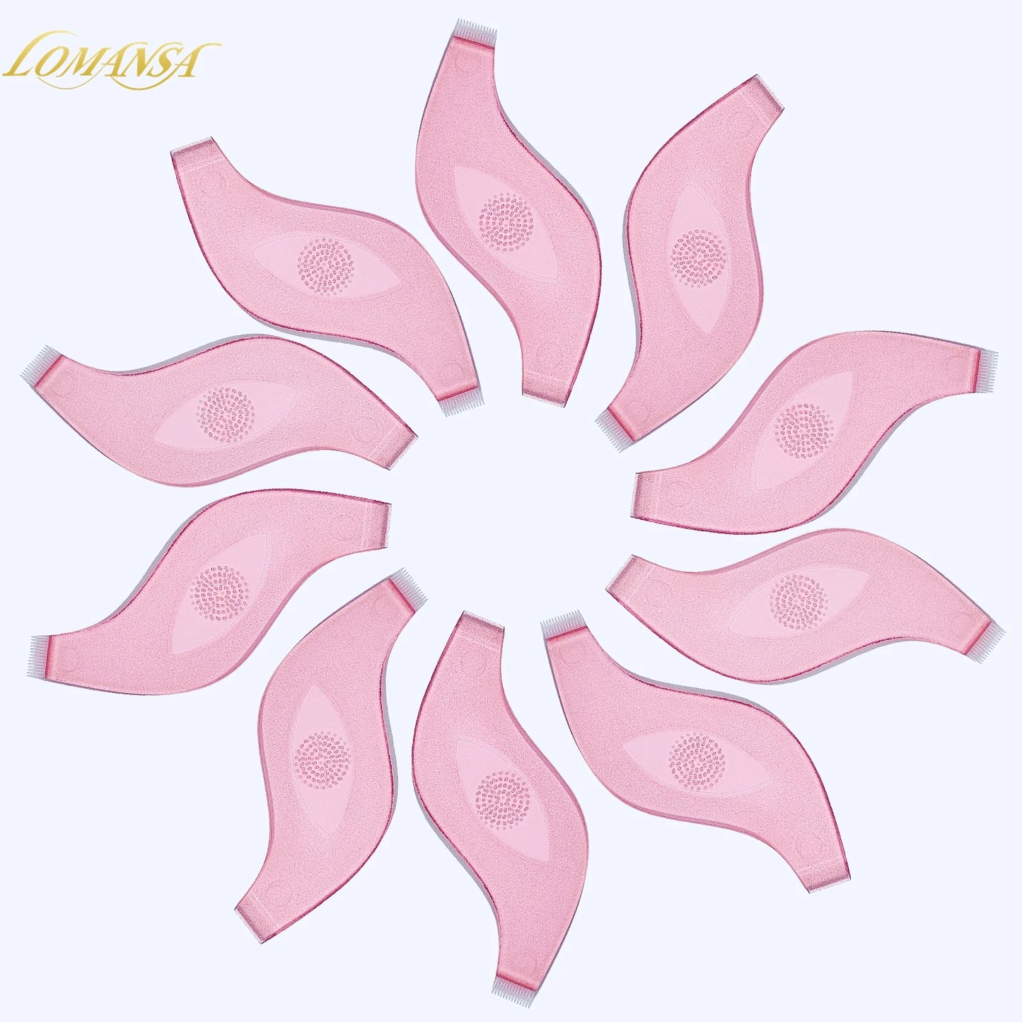 10pcs Makeup Eyelash Brushes Reuseable Plastic Clean Comb S Shape Lashes Lifting Curler Eye Lash Extension Perm Eyelashes Tool