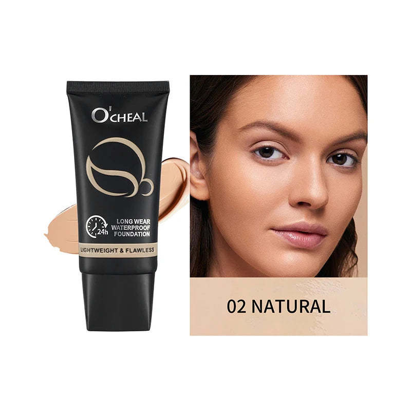 Ocheal 60g Full Coverage Foundation Cream Bronze Long Lasting Face Care Matte Sheer Liquid Concealer Contouring Makeup Cosmetics