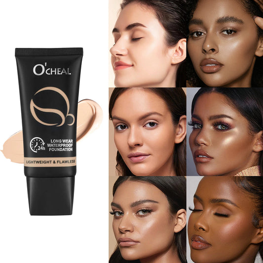 Ocheal 60g Full Coverage Foundation Cream Bronze Long Lasting Face Care Matte Sheer Liquid Concealer Contouring Makeup Cosmetics