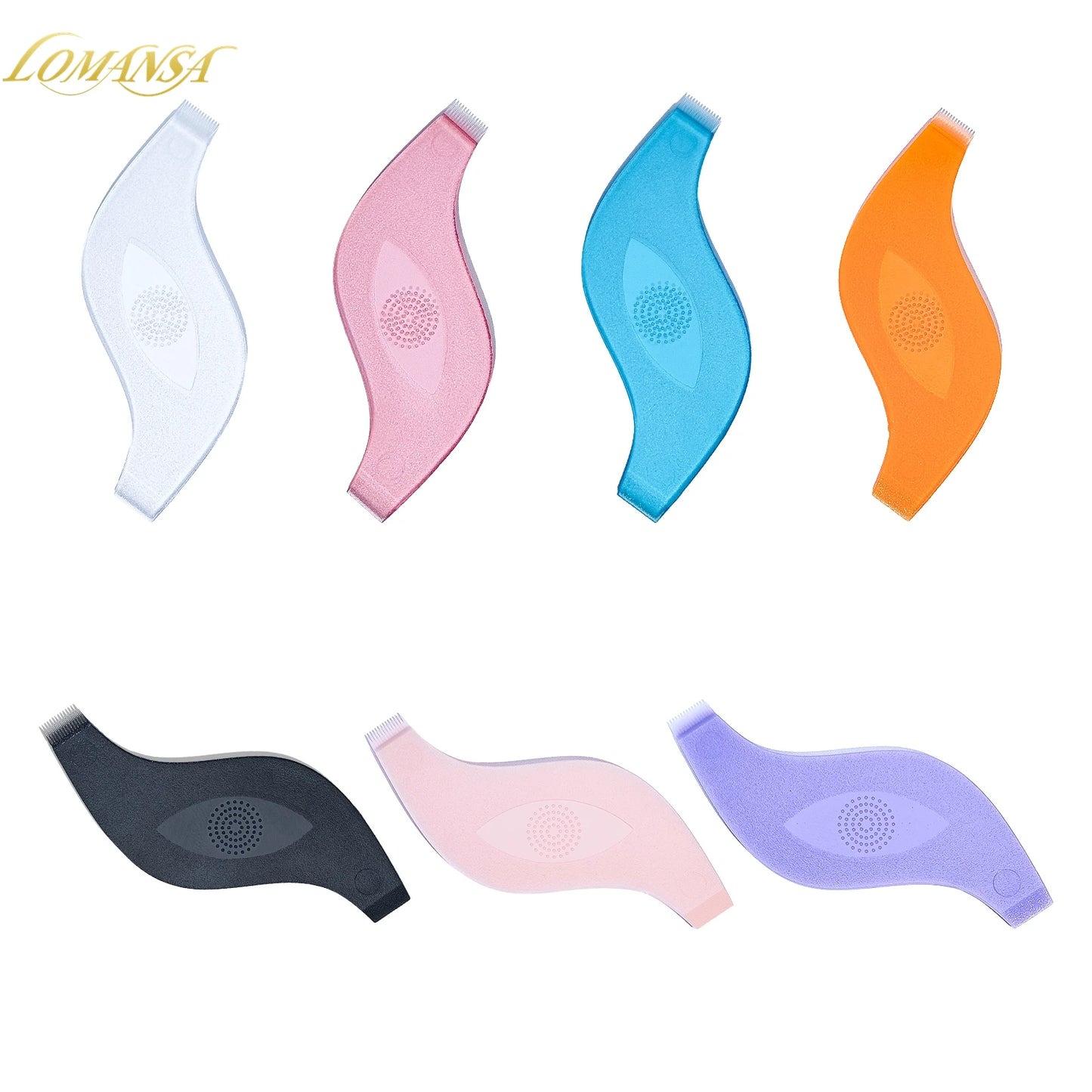 10pcs Makeup Eyelash Brushes Reuseable Plastic Clean Comb S Shape Lashes Lifting Curler Eye Lash Extension Perm Eyelashes Tool