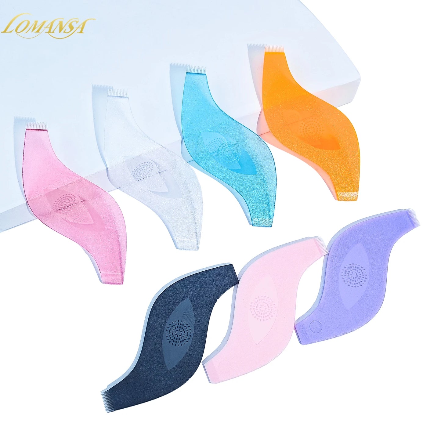 10pcs Makeup Eyelash Brushes Reuseable Plastic Clean Comb S Shape Lashes Lifting Curler Eye Lash Extension Perm Eyelashes Tool