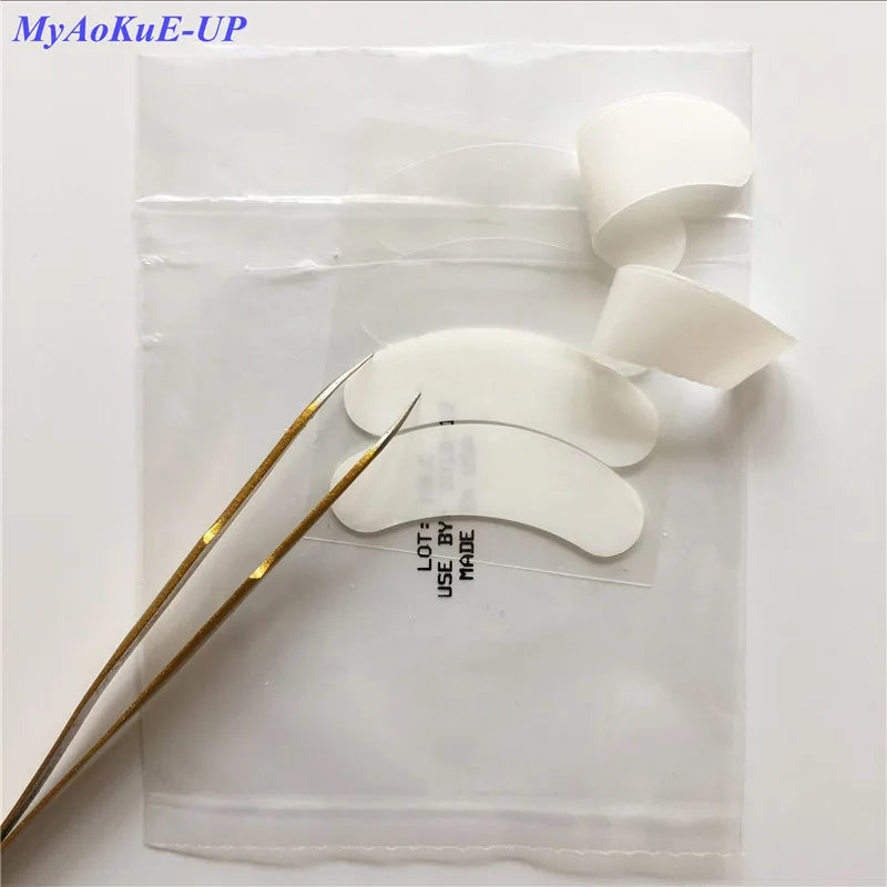 High Quality 40 Packs 3D Silicone Thin Eye Pads Under Lashes Patches 80 pairs Eyelash Extension Cosmetic Tools