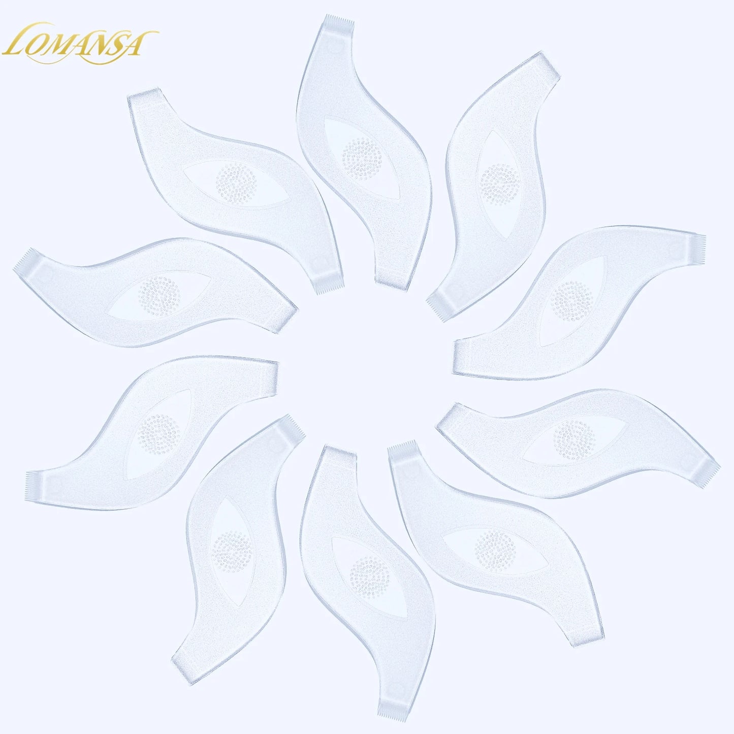 10pcs Makeup Eyelash Brushes Reuseable Plastic Clean Comb S Shape Lashes Lifting Curler Eye Lash Extension Perm Eyelashes Tool