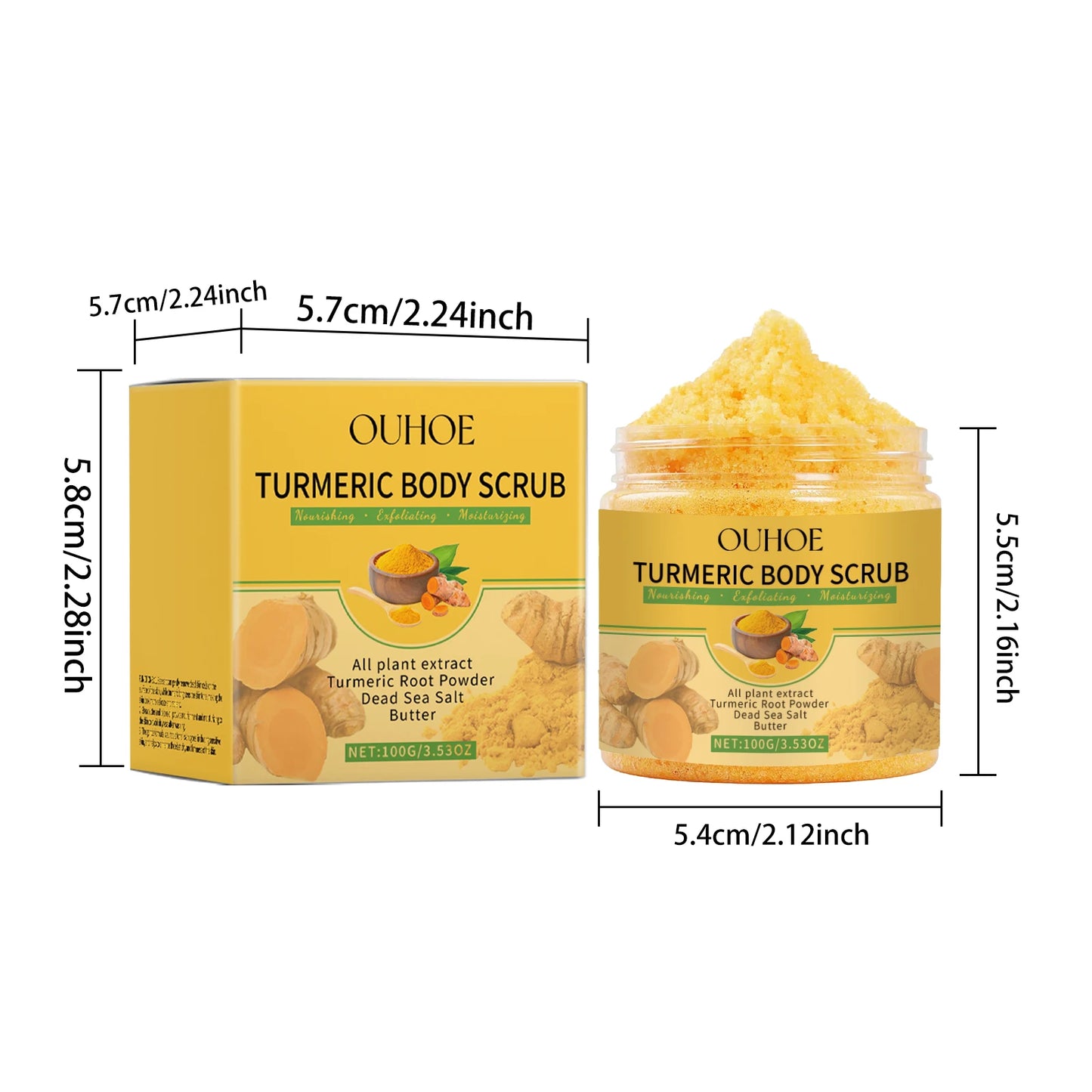 Hermineluxe Radiance Turmeric Body polish