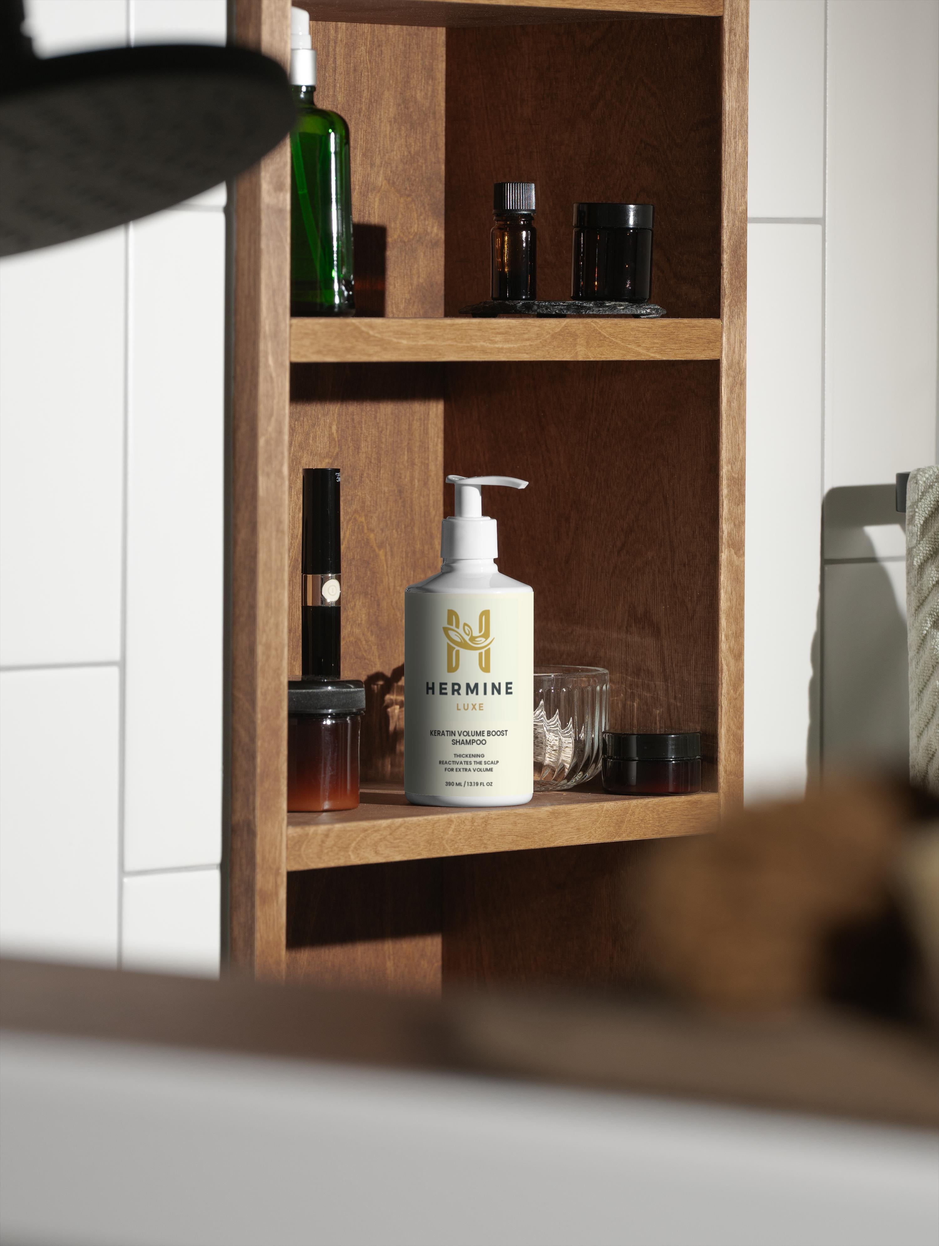 HERMINE LUXE KERATIN VOLUME BOOST SHAMPOO